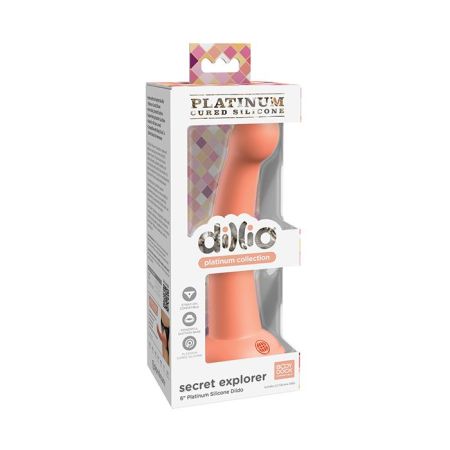Dillio Platinum Secret Explorer Silicone Dildo